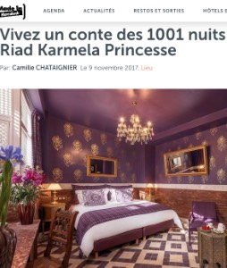 riad marrakech luxe karmela princesse Made in Marrakech